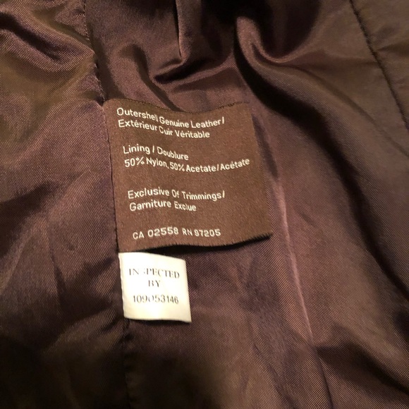 DANIER genuine leather jacket, Brown, size M/M - Picture 7 of 7